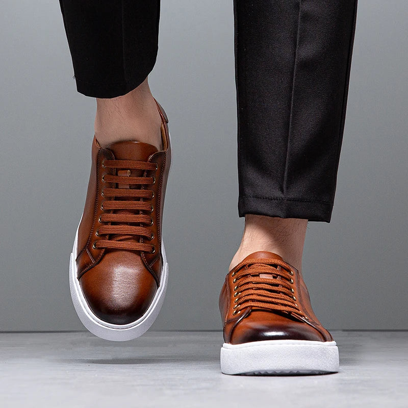 Sneakers in Pelle da Uomo